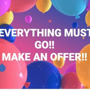 Check out my closet! Everything must go!